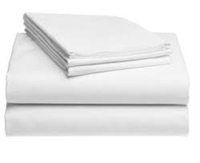 Jail Supplies|Detention Bedding| White Bed Sheets